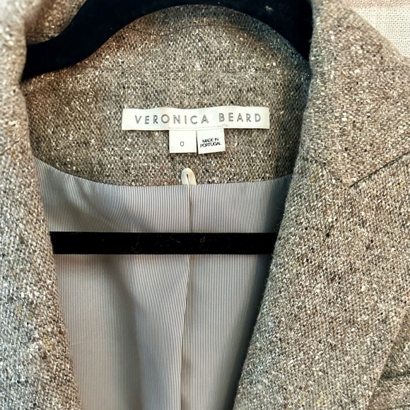Like New Veronica Beard Miller Jacket Stone size 0 - Picture 4 of 11